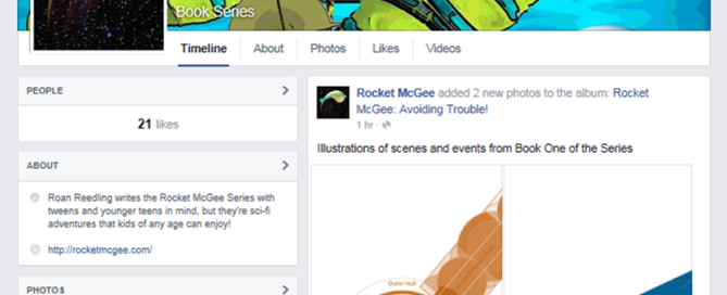 Rocket McGee has a Facebook Fan Page now